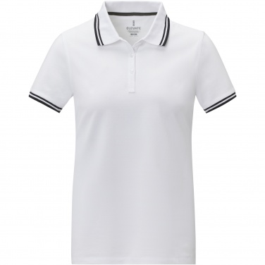 Logo trade corporate gifts image of: Amarago short sleeve women's tipping polo