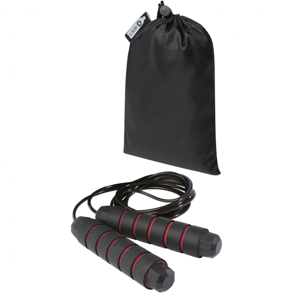 Logotrade advertising product picture of: Austin soft skipping rope in recycled PET pouch