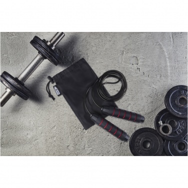 Logotrade promotional giveaway picture of: Austin soft skipping rope in recycled PET pouch