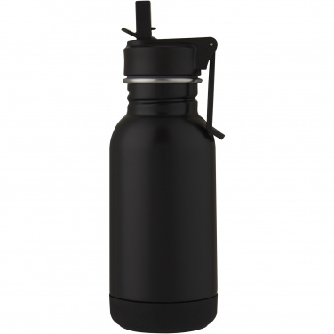 Logotrade promotional merchandise picture of: Lina 400 ml stainless steel sport bottle with straw and loop
