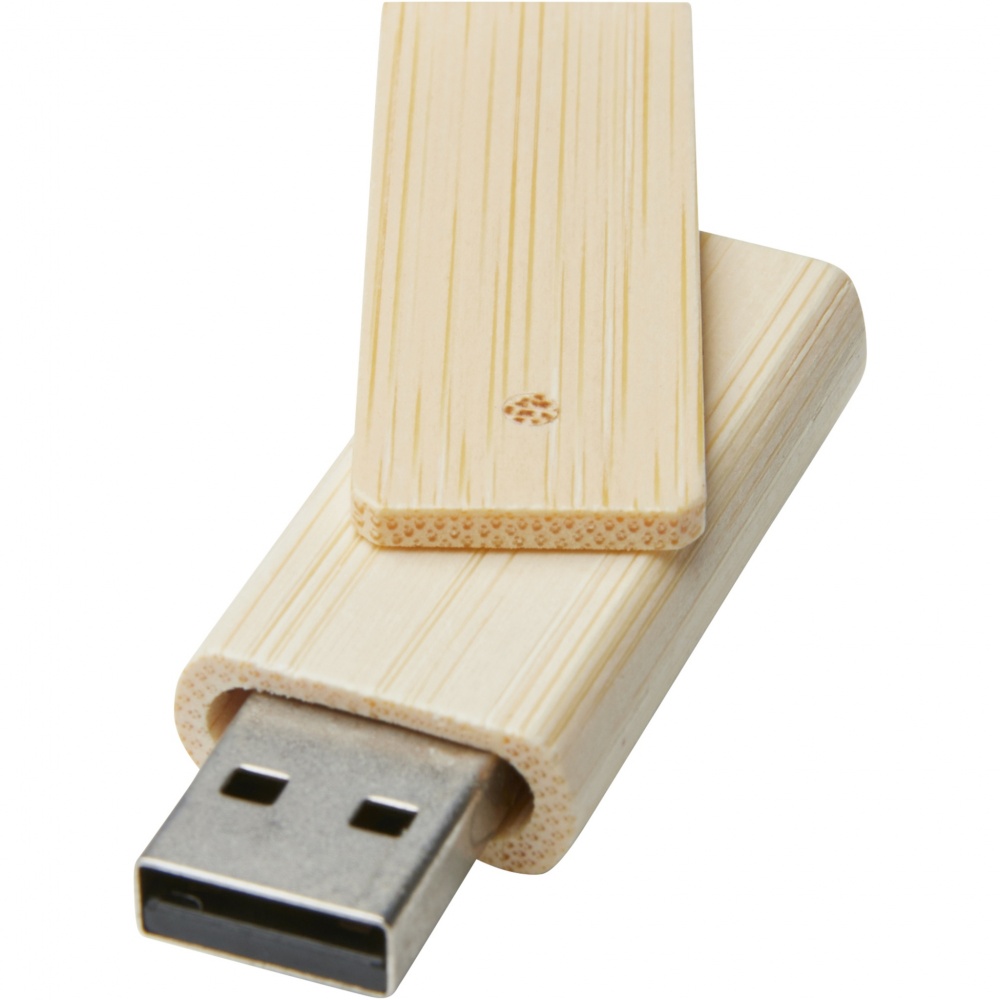 Logotrade promotional items photo of: Rotate 8GB bamboo USB flash drive