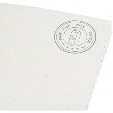 Logo trade promotional giveaway photo of: Dairy Dream A5 size reference recycled milk cartons cahier notebook