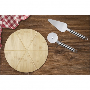 Logo trade promotional merchandise picture of: Mangiary bamboo pizza peel and tools