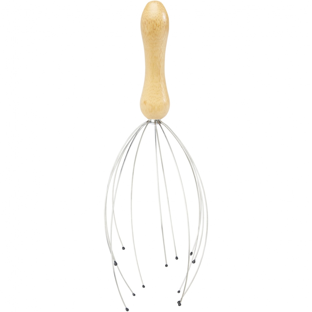 Logo trade promotional giveaways picture of: Hator bamboo head massager