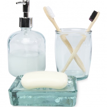 Logo trade advertising products picture of: Jabony 3-piece recycled glass bathroom set
