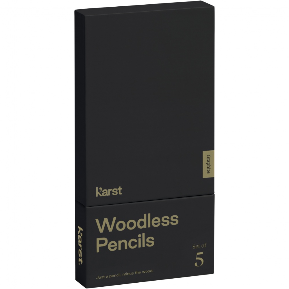 Logotrade promotional merchandise image of: Karst® 5-pack 2B woodless graphite pencils
