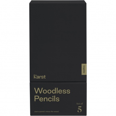 Logotrade promotional item image of: Karst® 5-pack 2B woodless graphite pencils