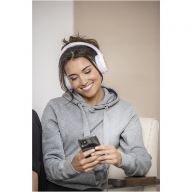 Logotrade promotional product image of: Athos bamboo Bluetooth® headphones with microphone