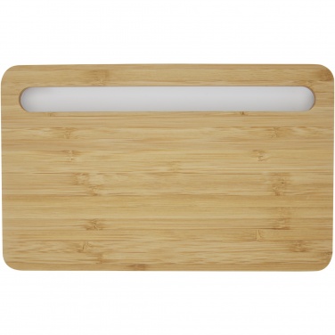 Logo trade promotional gifts image of: Medake 10W bamboo wireless charger