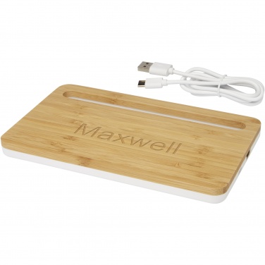 Logotrade promotional giveaway picture of: Medake 10W bamboo wireless charger