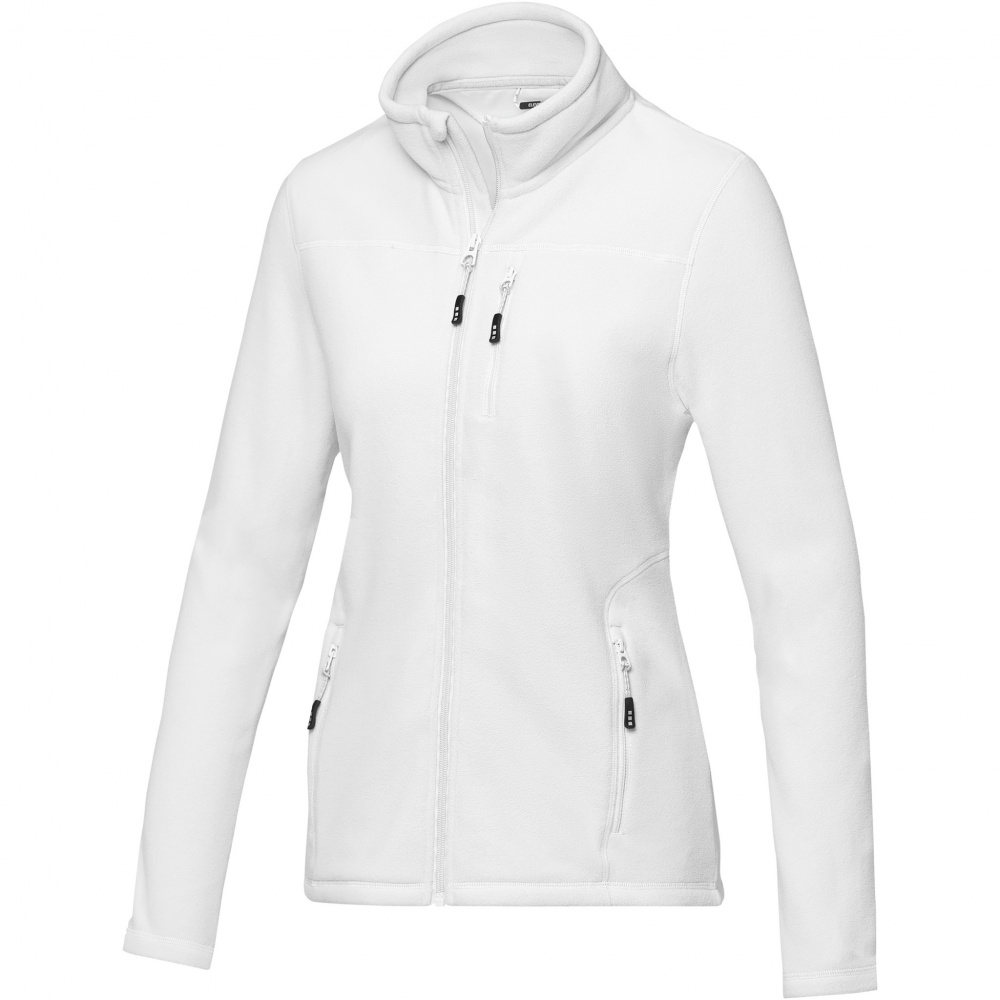 Logotrade business gifts photo of: Amber women's GRS recycled full zip fleece jacket