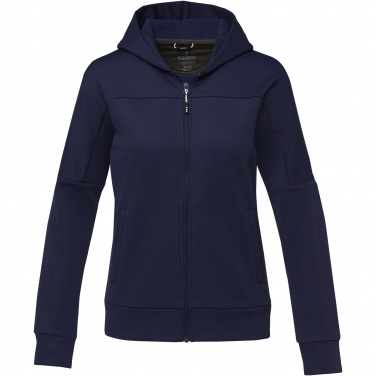 Logo trade promotional products image of: Nubia women's performance full zip knit jacket