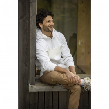 Logo trade promotional product photo of: Sayan men's half zip anorak hooded sweater