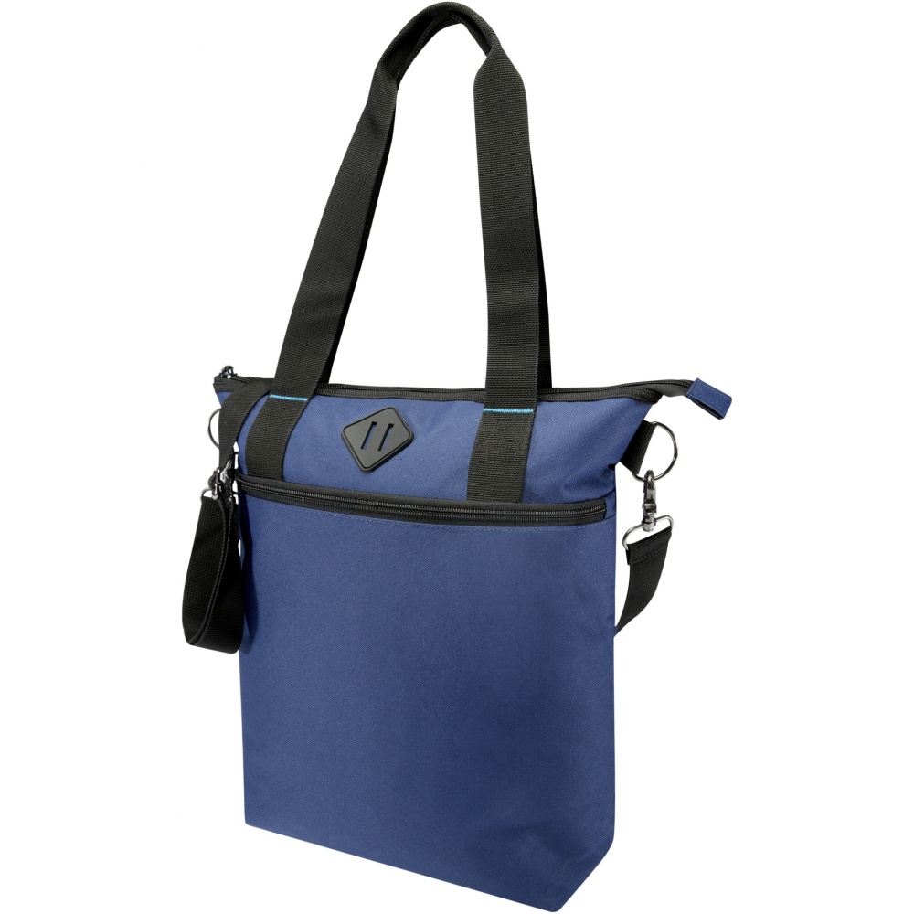 Logo trade corporate gift photo of: REPREVE® Our Ocean™ 15" GRS RPET laptop tote bag 12L