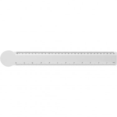 Logotrade promotional items photo of: Tait 30cm circle-shaped recycled plastic ruler