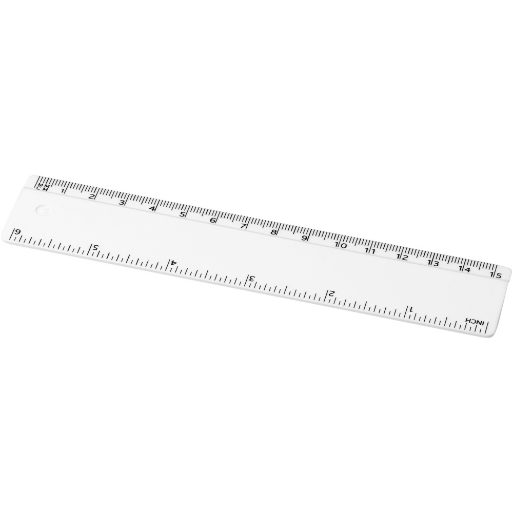 Logotrade promotional gift picture of: Refari 15 cm recycled plastic ruler