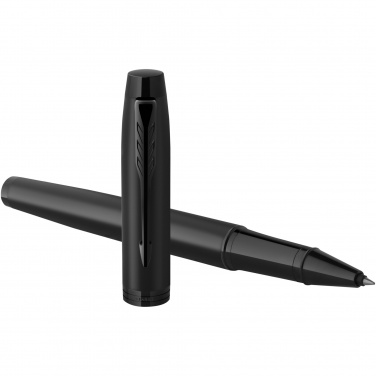 Logo trade promotional merchandise photo of: Parker IM achromatic rollerball pen