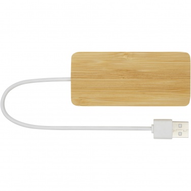 Logo trade promotional products picture of: Tapas bamboo USB hub