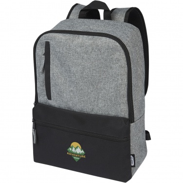 Logotrade promotional products photo of: Reclaim 15" GRS recycled two-tone laptop backpack 14L