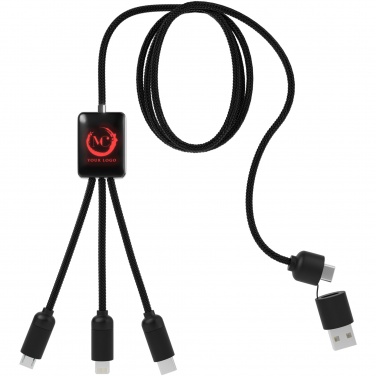 Logo trade promotional merchandise photo of: SCX.design C28 5-in-1 extended charging cable