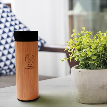 Logo trade corporate gift photo of: SCX.design D11 500 ml bamboo smart bottle