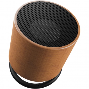 Logo trade promotional giveaways image of: SCX.design S27 3W wooden ring speaker