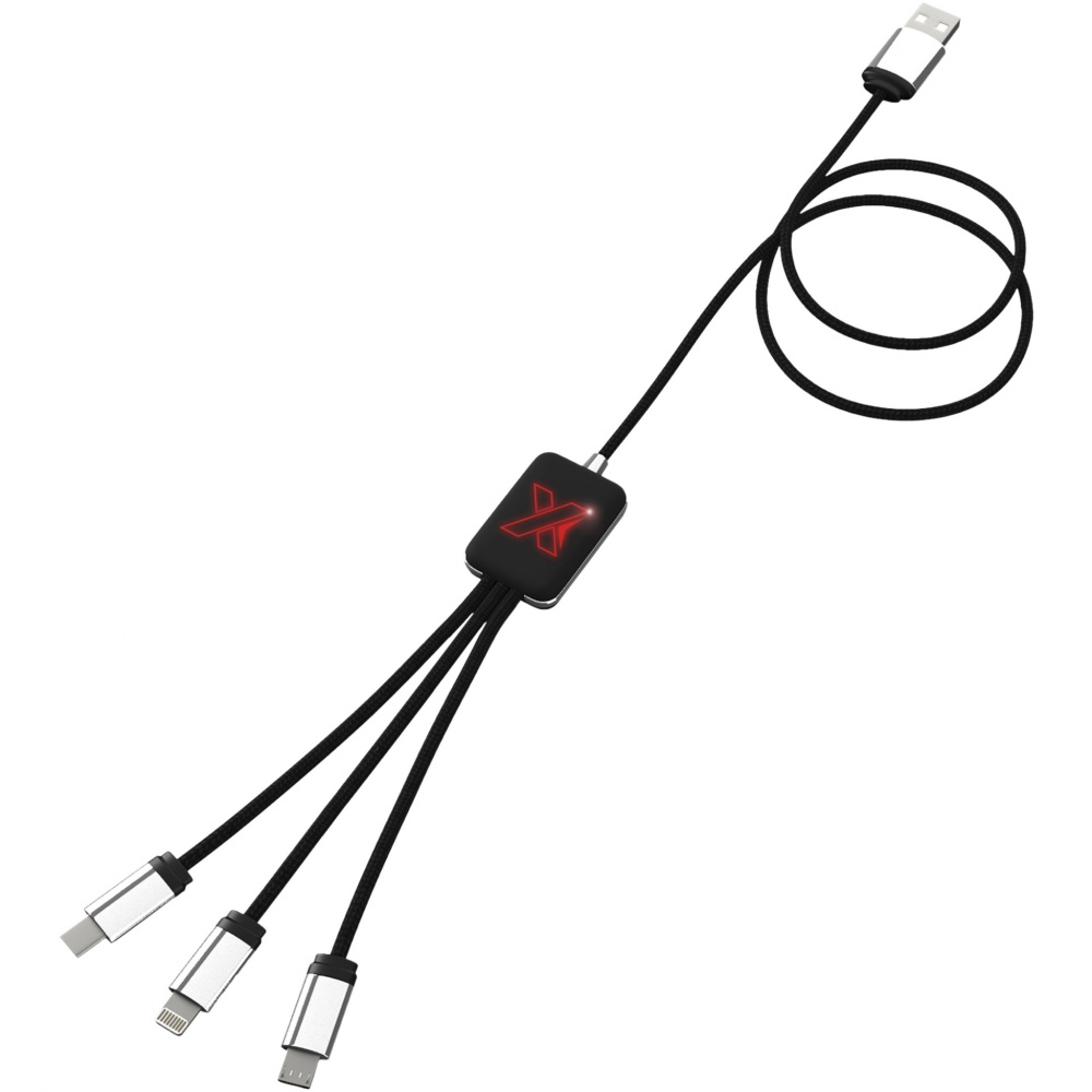 Logo trade promotional giveaways image of: SCX.design C17 easy to use light-up cable