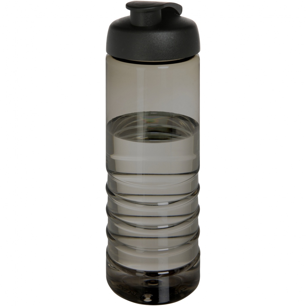 Logo trade corporate gifts picture of: H2O Active® Eco Treble 750 ml flip lid sport bottle