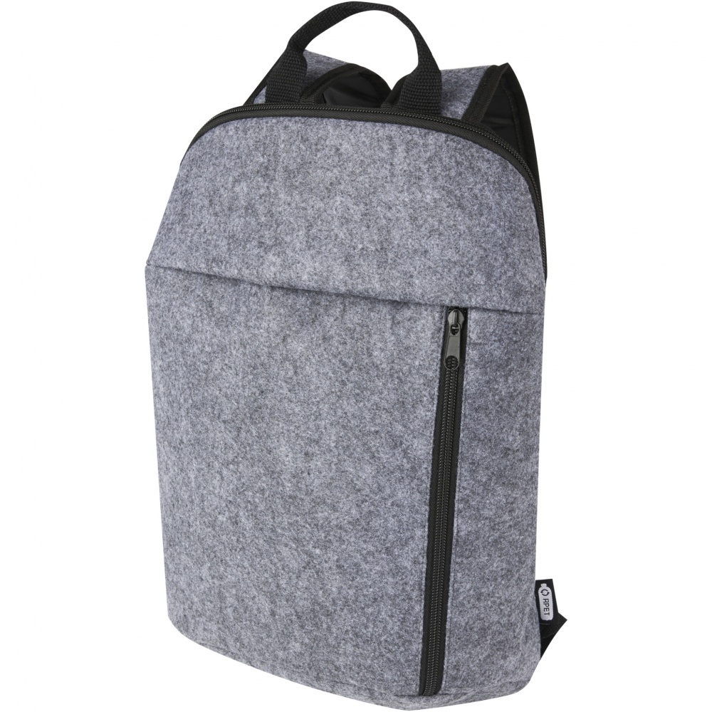 Logo trade business gift photo of: Felta GRS recycled felt cooler backpack 7L
