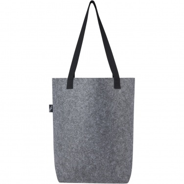 Logo trade promotional merchandise picture of: Felta GRS recycled felt tote bag with wide bottom 12L