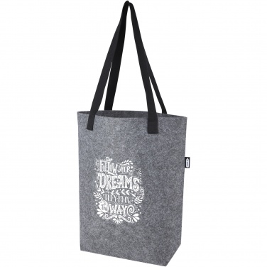 Logotrade advertising products photo of: Felta GRS recycled felt tote bag with wide bottom 12L