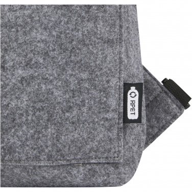 Logotrade advertising products photo of: Felta GRS recycled felt roll-top bike bag 13L