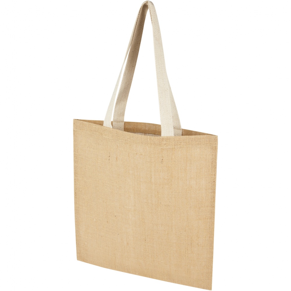 Logo trade promotional items picture of: Juta 300 g/m² jute tote bag 7L