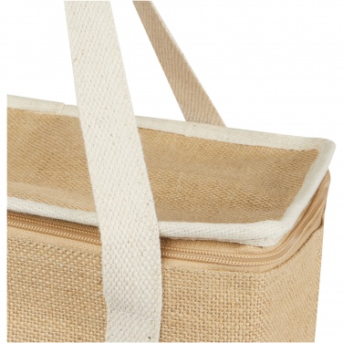 Logo trade corporate gifts image of: Juta 300 g/m² jute cooler bag 19L