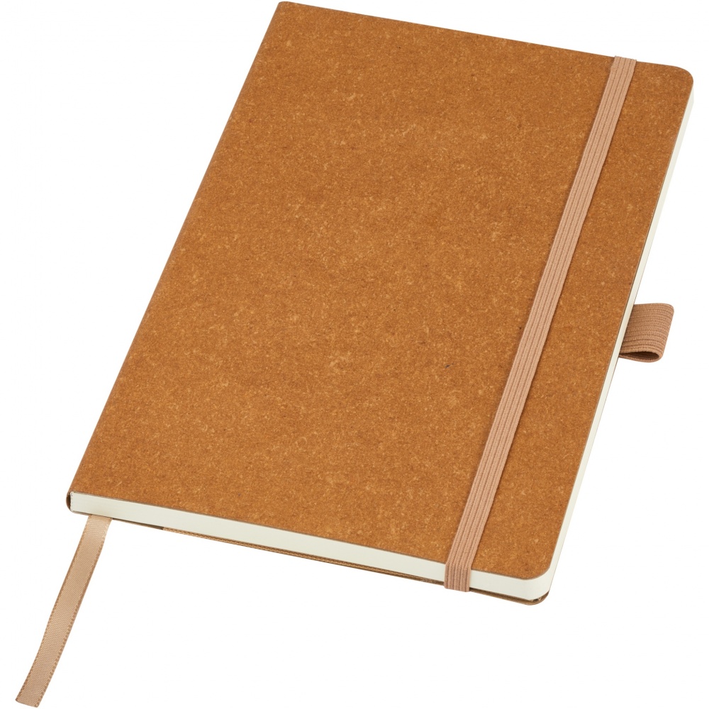 Logo trade corporate gift photo of: Kilau recycled leather notebook 