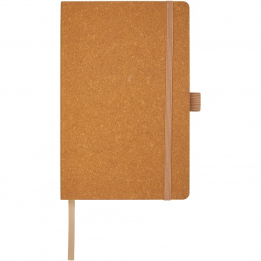 Logotrade promotional giveaway image of: Kilau recycled leather notebook 