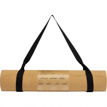 Logotrade promotional item picture of: Trikona cork yoga mat