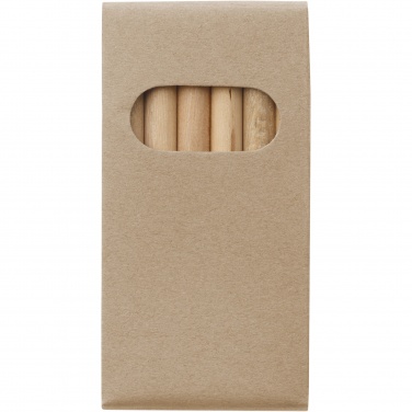 Logo trade promotional merchandise photo of: Artemaa 6-piece pencil colouring set