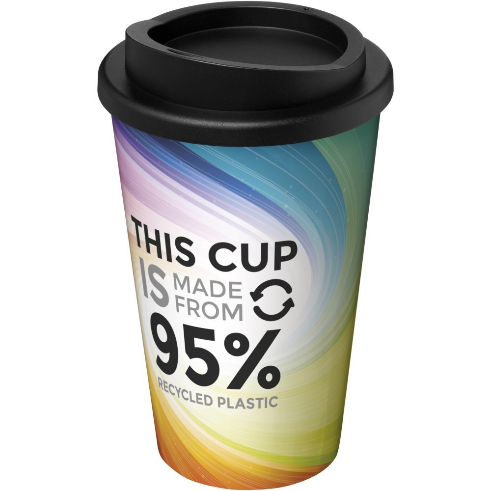 Logo trade promotional item photo of: Brite-Americano® Recycled 350 ml insulated tumbler