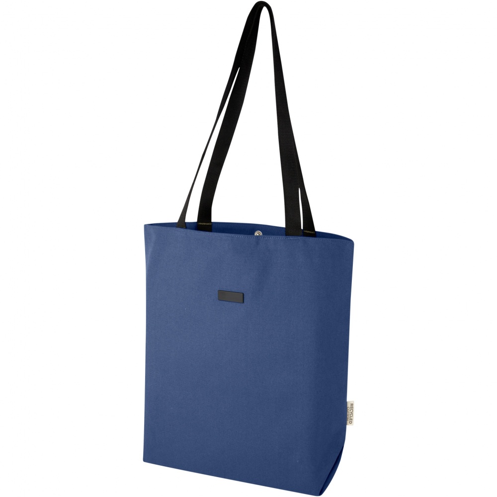 Logo trade promotional merchandise image of: Joey GRS recycled canvas versatile tote bag 14L