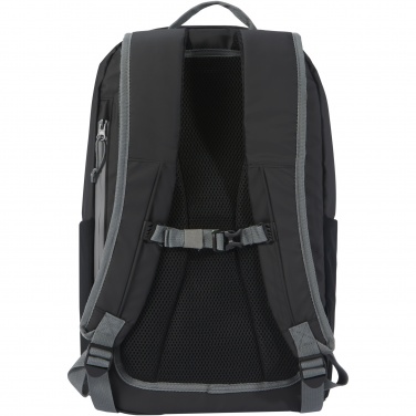 Logo trade promotional merchandise image of: Aqua 15" GRS recycled water resistant laptop backpack 21L