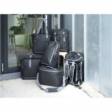 Logo trade promotional gifts image of: Aqua 15" GRS recycled water resistant laptop backpack 21L