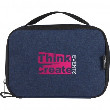 Logo trade corporate gifts image of: Ross GRS RPET tech pouch 1L