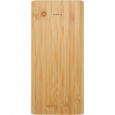 Logo trade business gift photo of: Tulda 10.000 mAh bamboo power bank