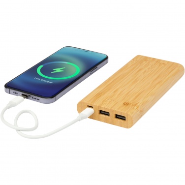 Logo trade promotional giveaways picture of: Tulda 10.000 mAh bamboo power bank