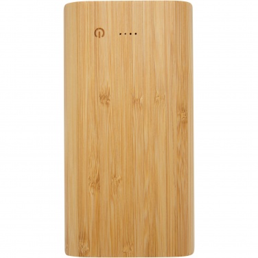 Logo trade promotional gifts picture of: Tulda 20.000 mAh bamboo power bank