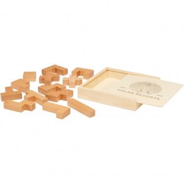 Logo trade promotional item photo of: Bark wooden puzzle