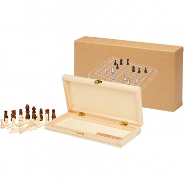 Logo trade promotional giveaway photo of: King wooden chess set