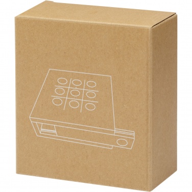 Logo trade promotional gift photo of: Strobus wooden tic-tac-toe game