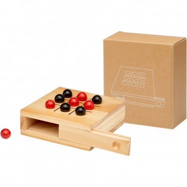 Logo trade business gifts image of: Strobus wooden tic-tac-toe game
